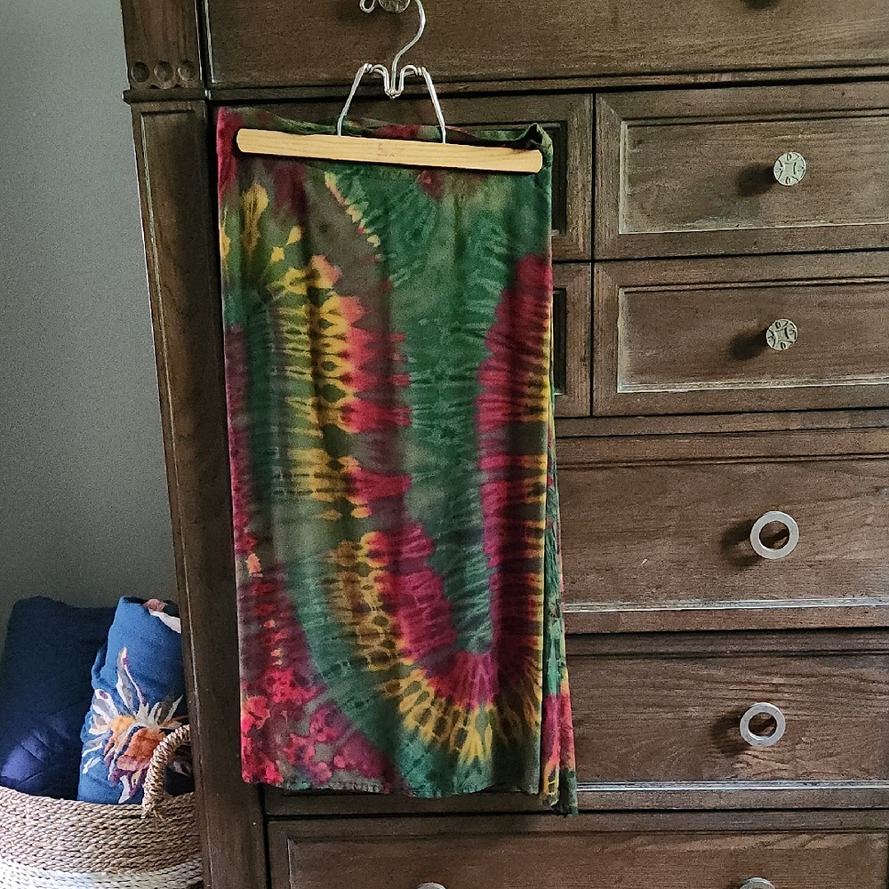 Colorful Tie-Dye Skirt